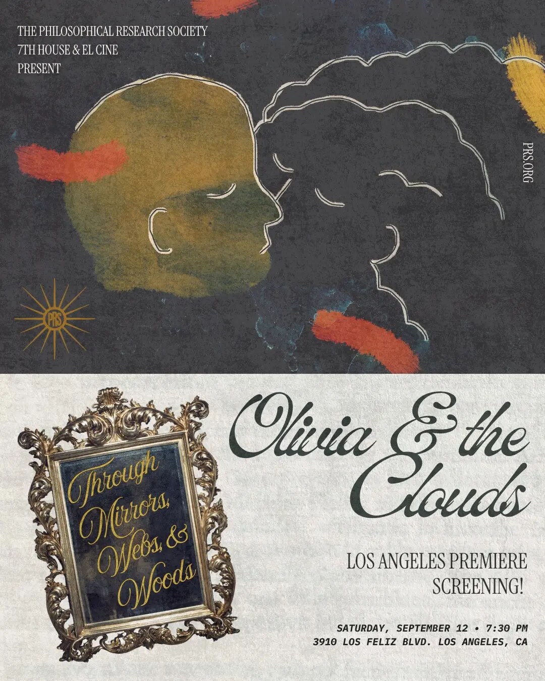 Olivia and the Clouds Los Angeles premiere flyer