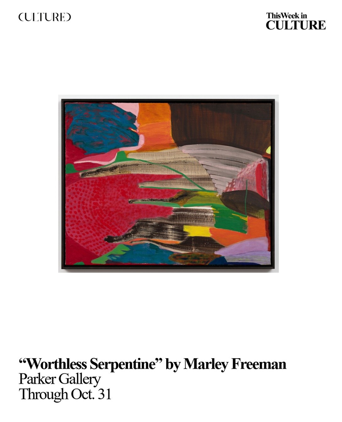 Felipe Suzuki exhibition view featured in CULTURED’s Los Angeles fall gallery guide.