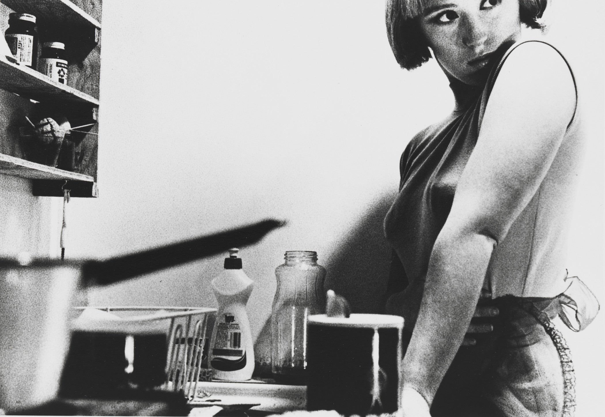 Cindy Sherman, Untitled Film Still #3, 1977; official LACMA The Kitchen and Its Discontents exhibition illustration.