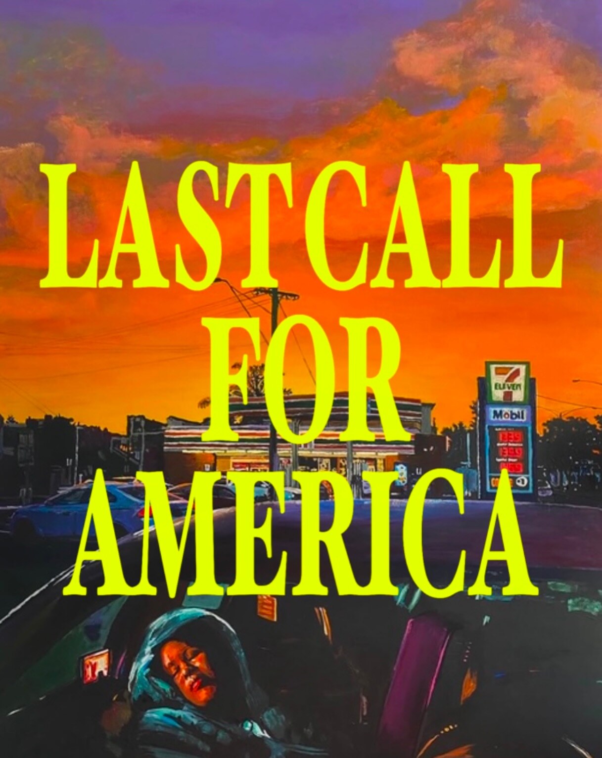 LAST CALL FOR AMERICA open-call and exhibition flyer