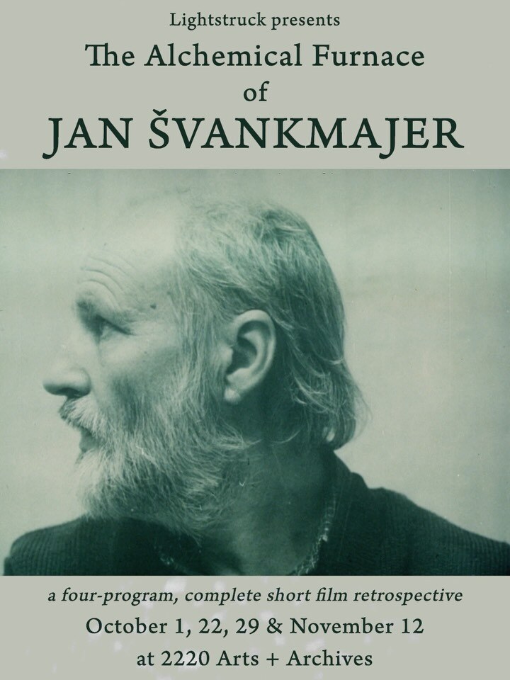 The Alchemical Furnace of Jan Svankmajer four-program retrospective flyer