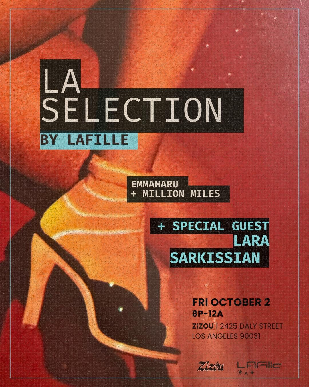 LA Selection official event flyer