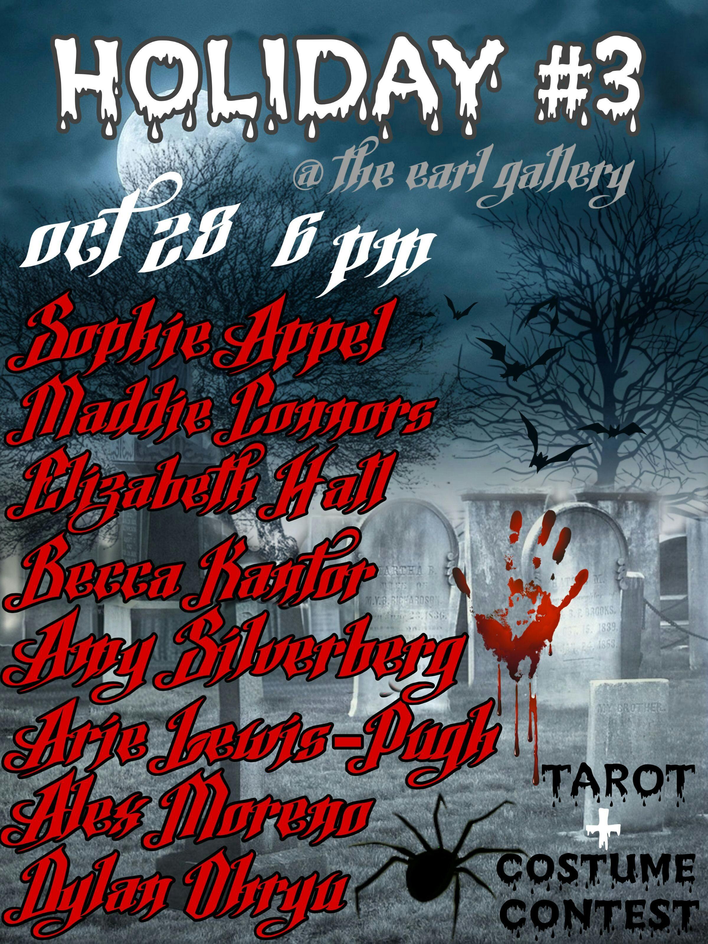 HOLIDAY #3: Halloween official event flyer
