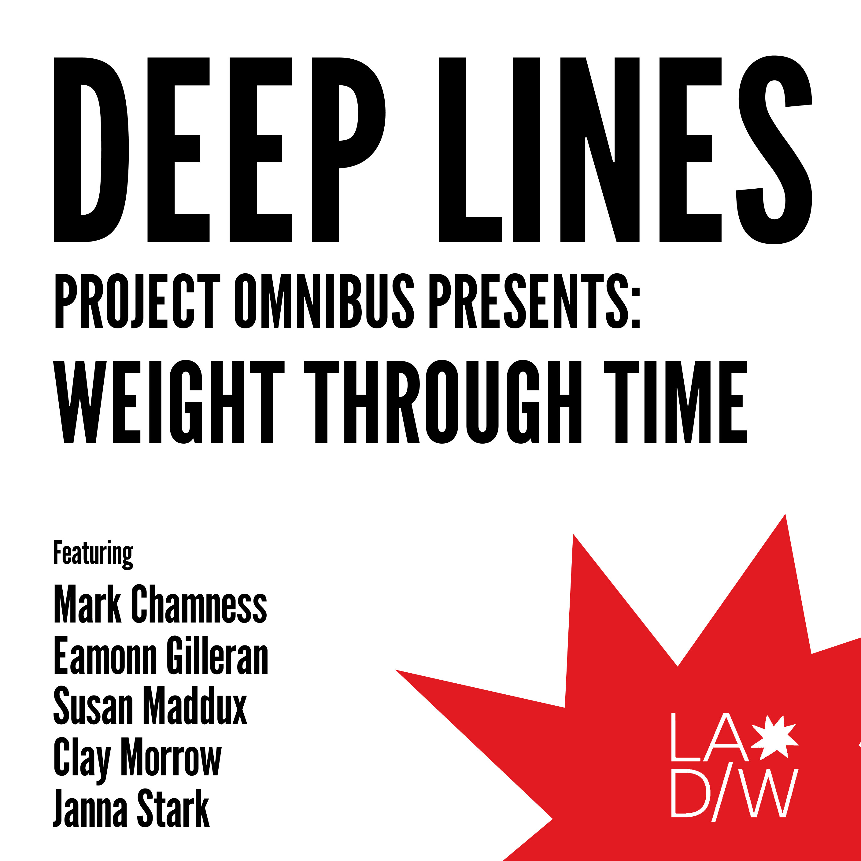 Deeplines event flyer