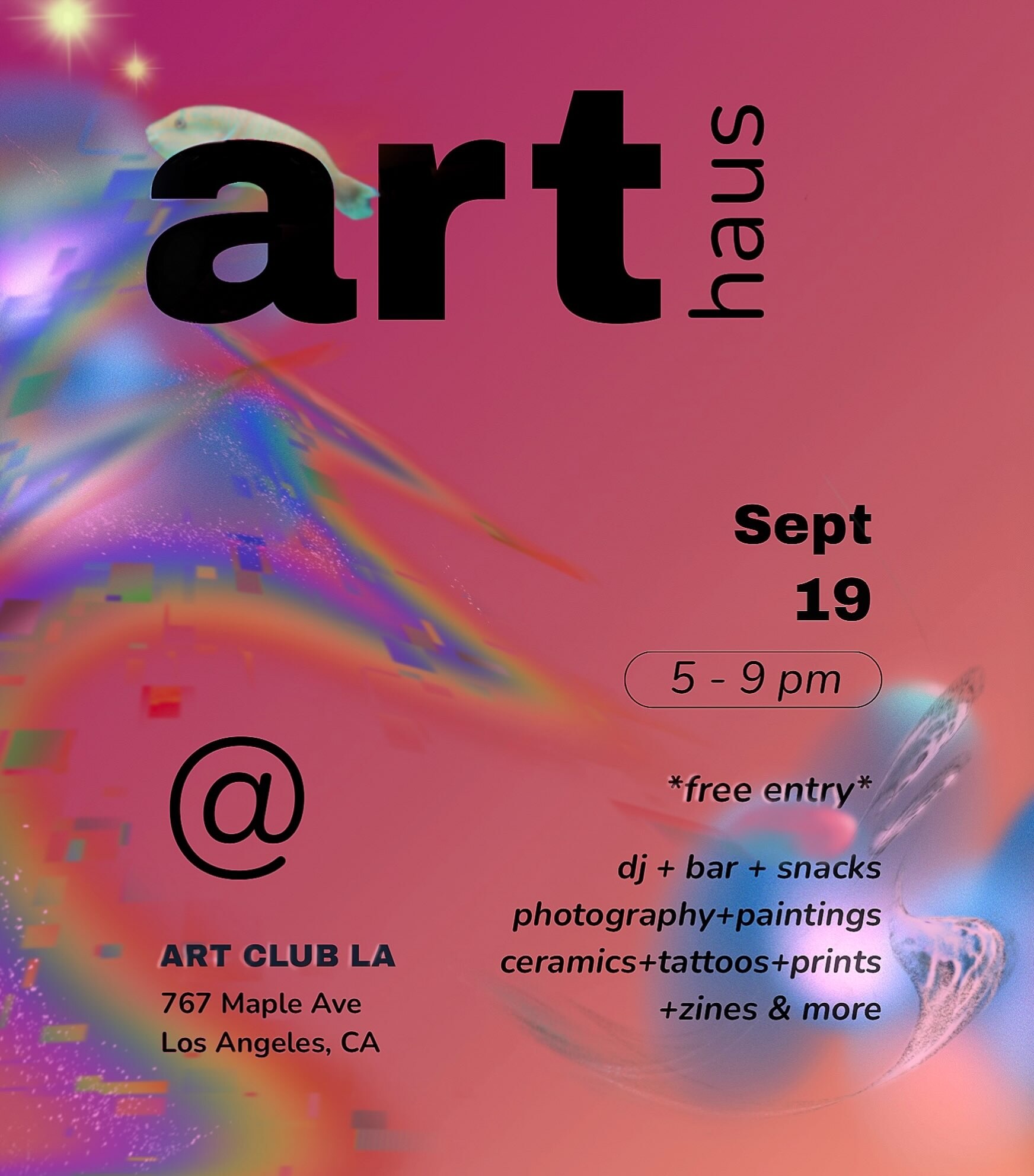 Arthouse Volume III free art show flyer