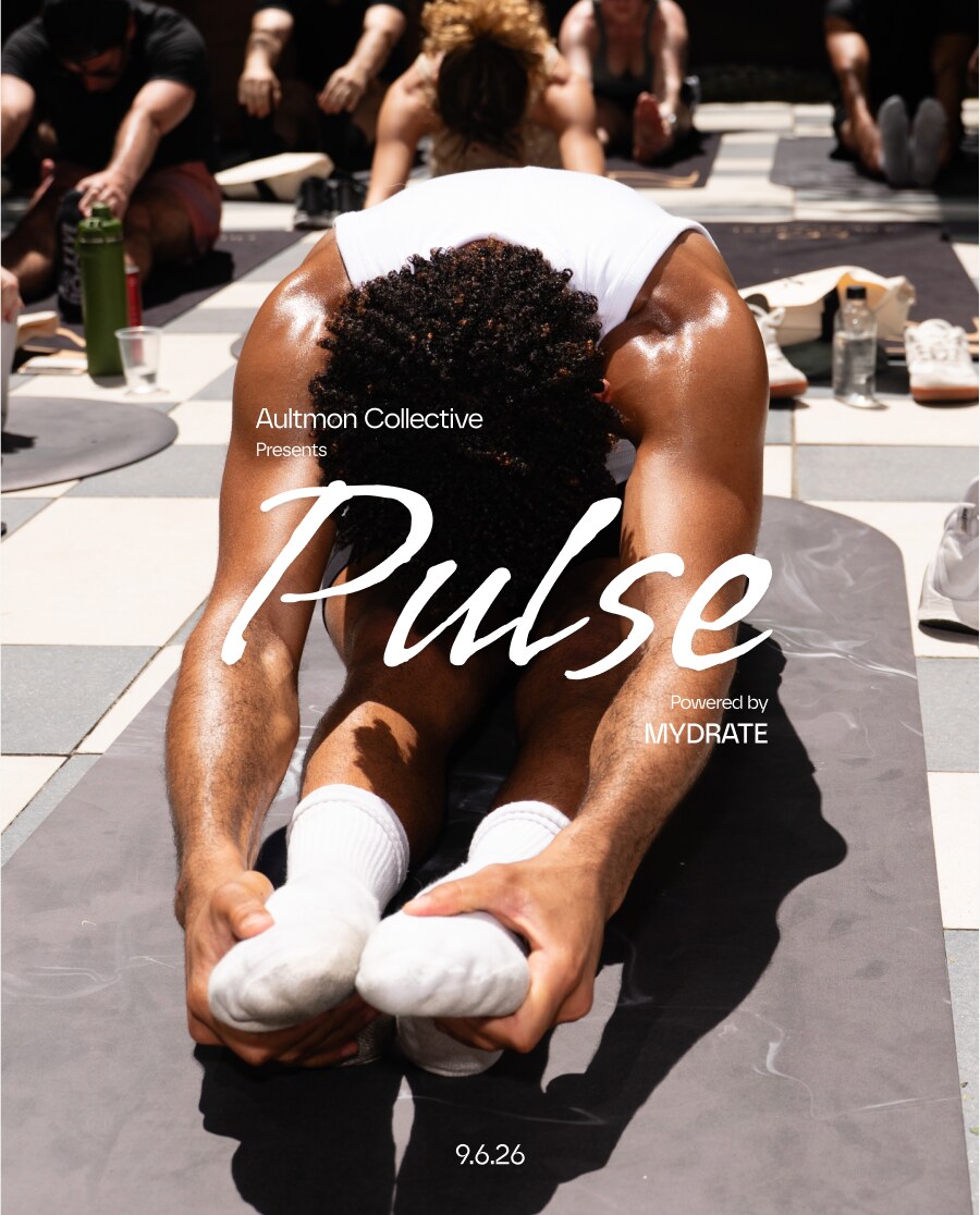 PULSE beach workout and breathwork flyer