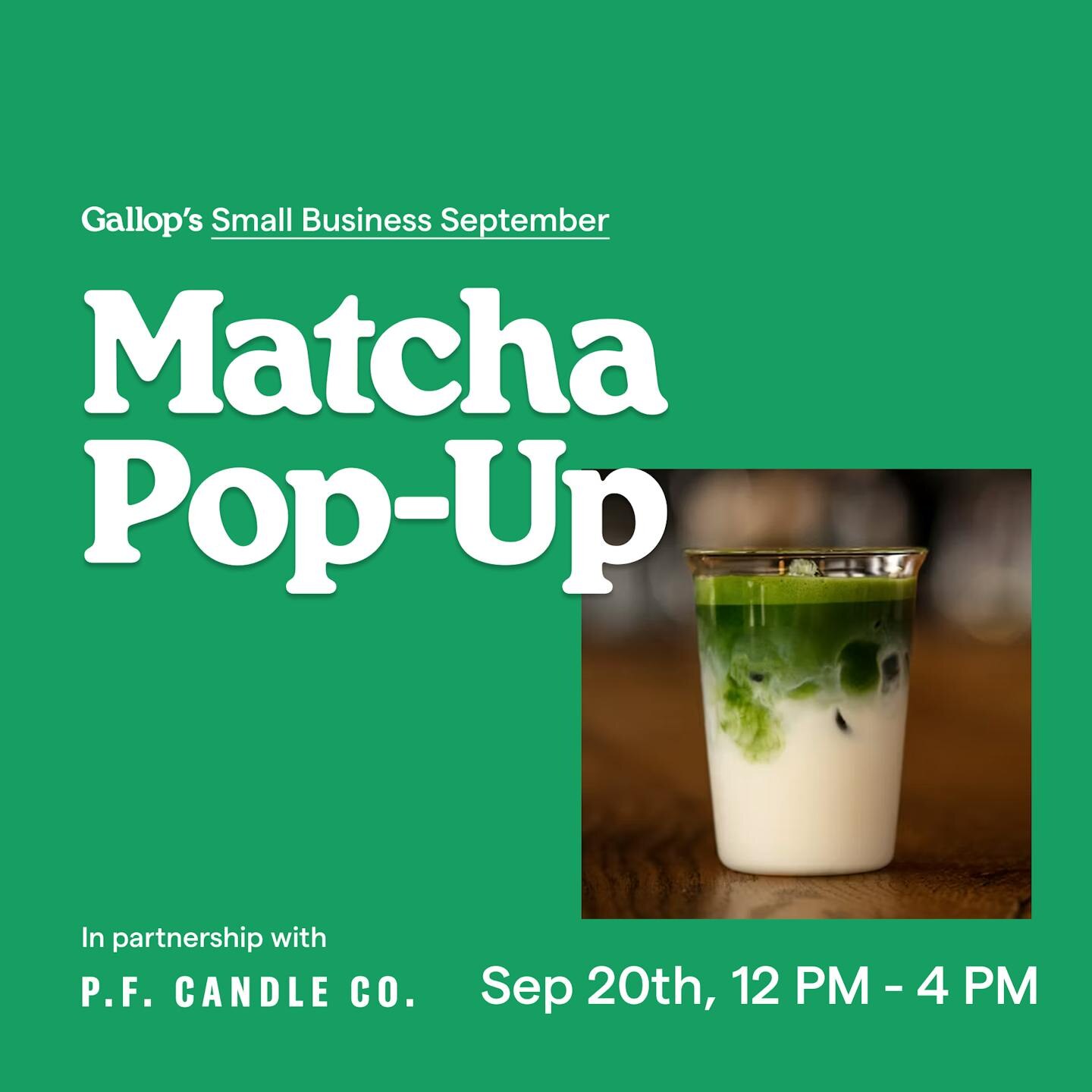 tea for us matcha pop-up event artwork