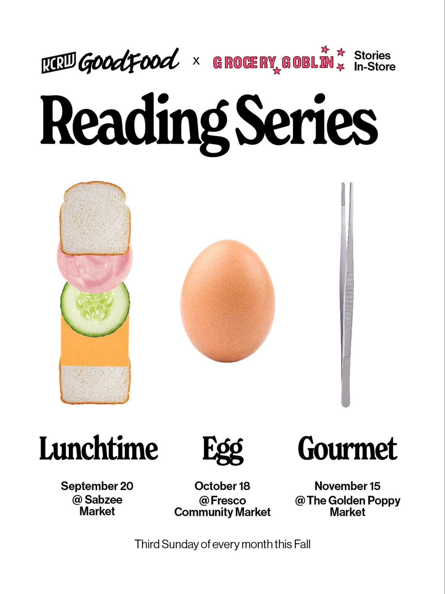 Good Food and Grocery Goblin Stories In-Store Lunchtime flyer