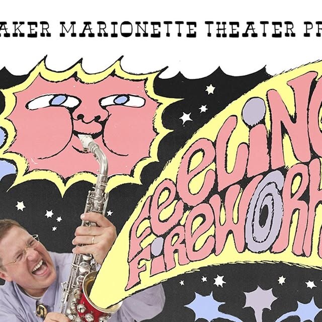 Logan Hone Feeling Fireworks album release at Bob Baker Marionette Theater flyer
