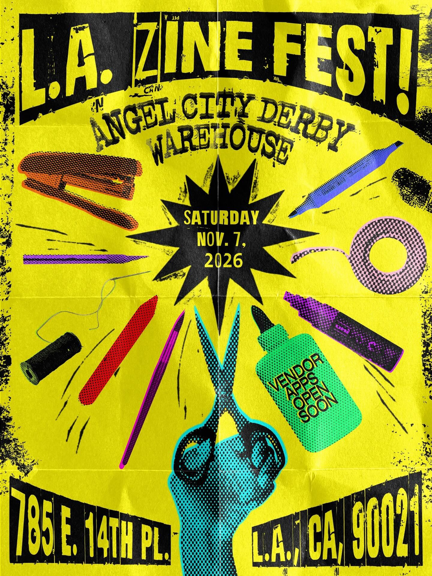 L.A. Zine Fest 2026 flyer