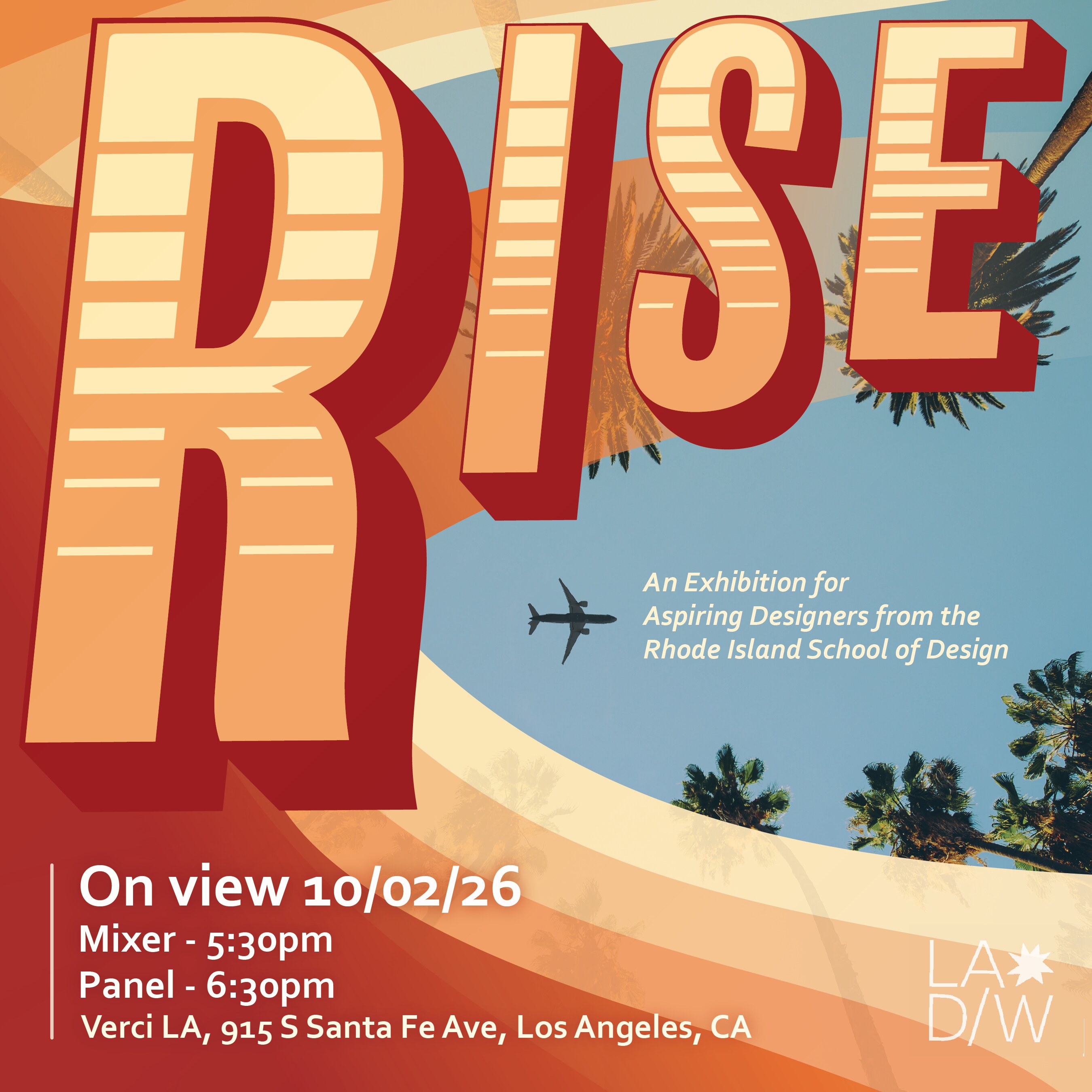 RISE - AN EXHIBITION FOR ASPIRING DESIGNERS FROM RISD event flyer