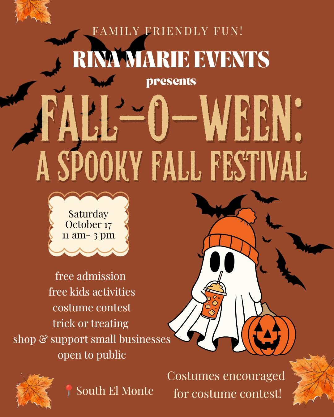 Fall-o-ween official event flyer
