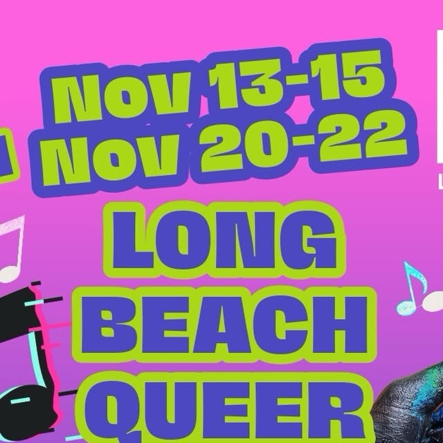 Long Beach Queer ArtFest two-weekend announcement flyer
