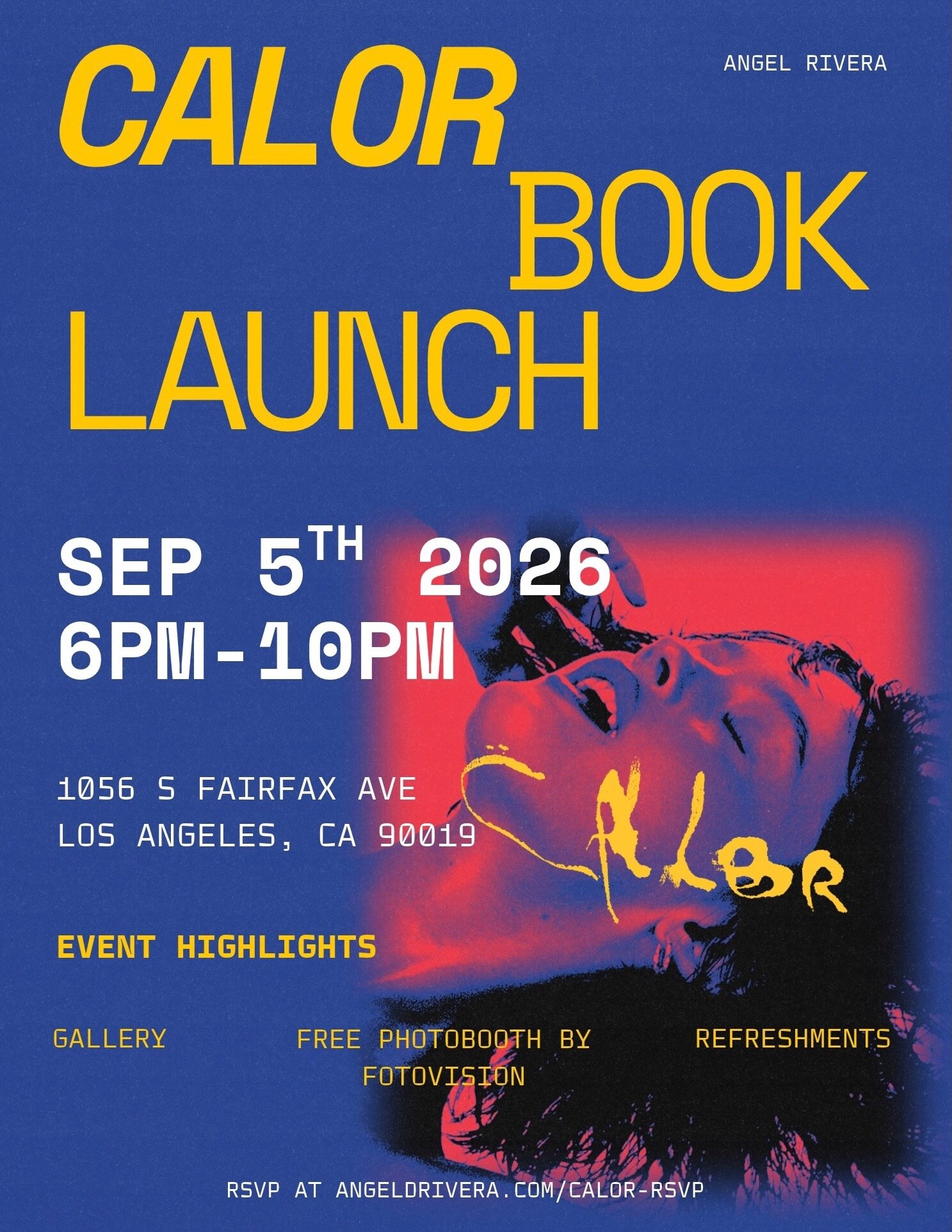 CALOR Book Launch Party & Photo Gallery flyer