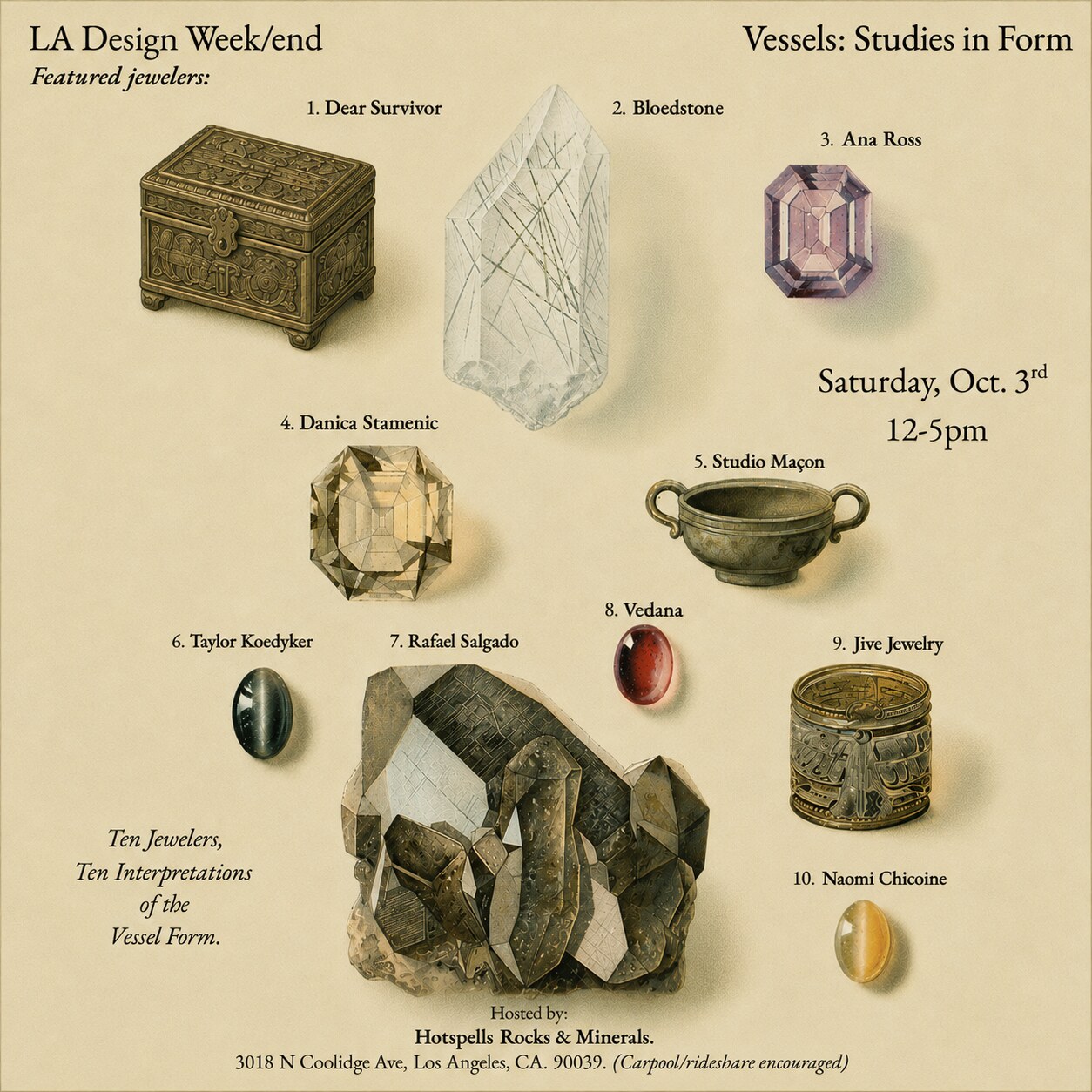 Vessels: Studies in Form event flyer