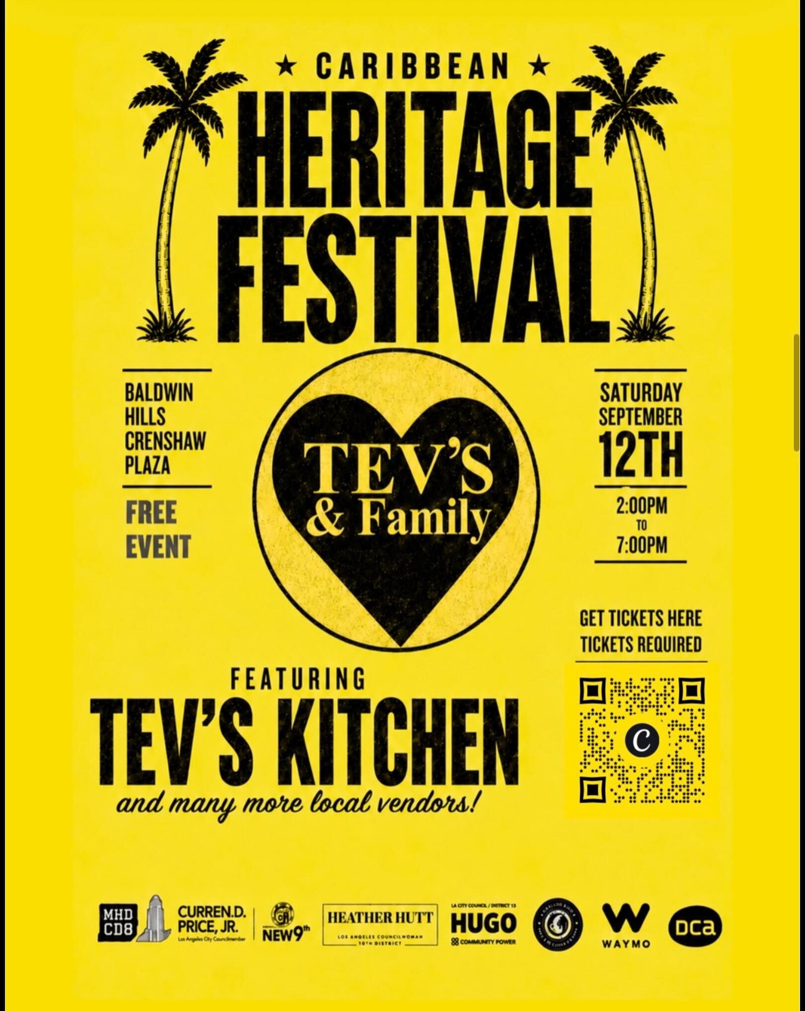 Caribbean Heritage Festival September 12 flyer