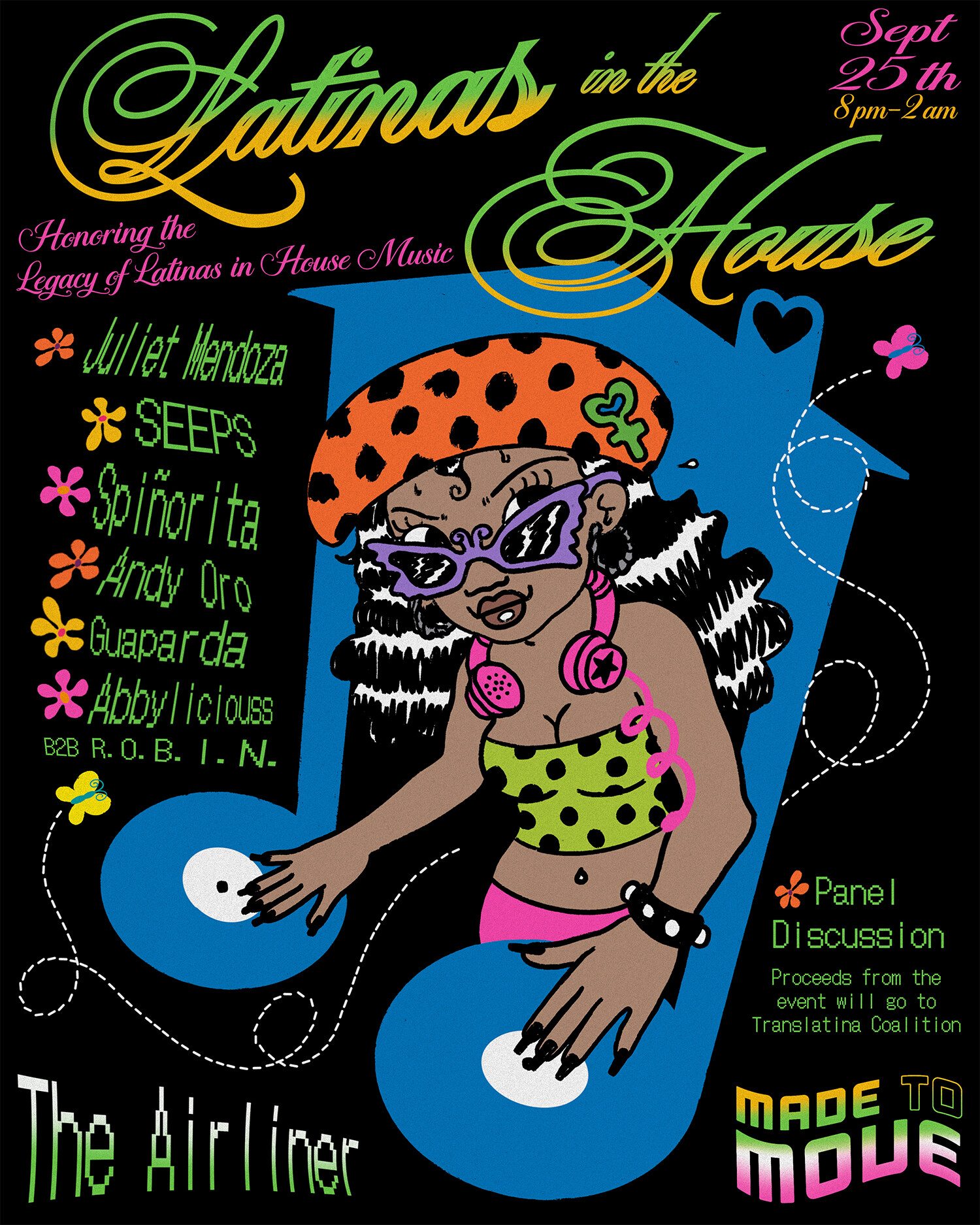 Next Move Latinas in the House flyer