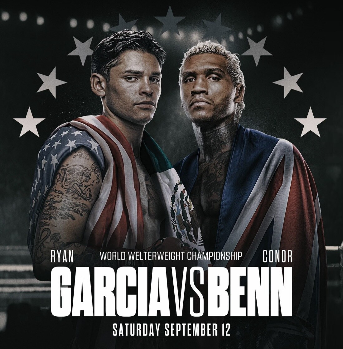 GARCIA VS BENN watch-party flyer for Jameson's Pub Santa Monica