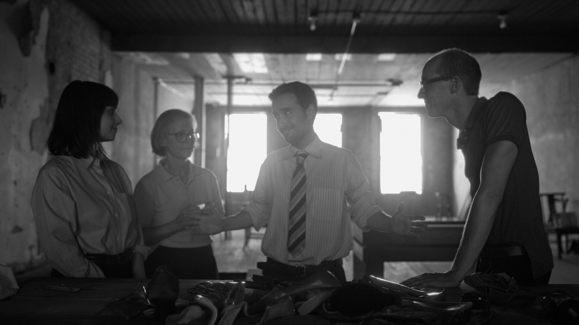 Film still from Pete Ohs' Love and Work