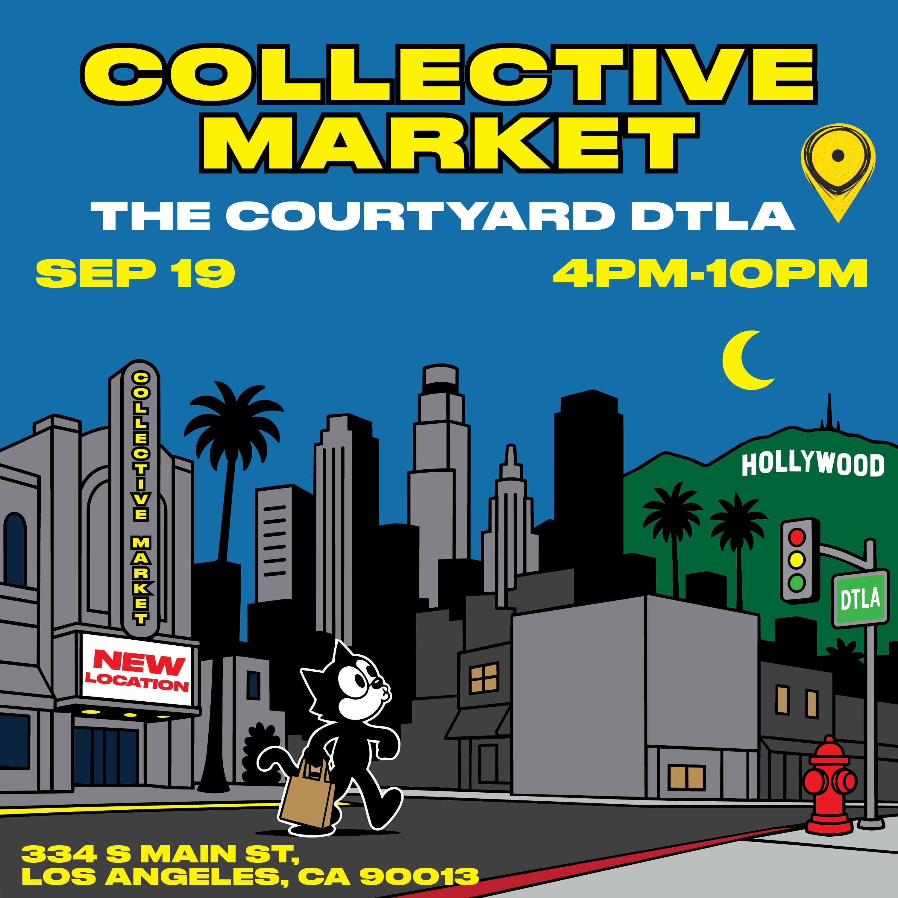 Collective Market DTLA flyer for September 19