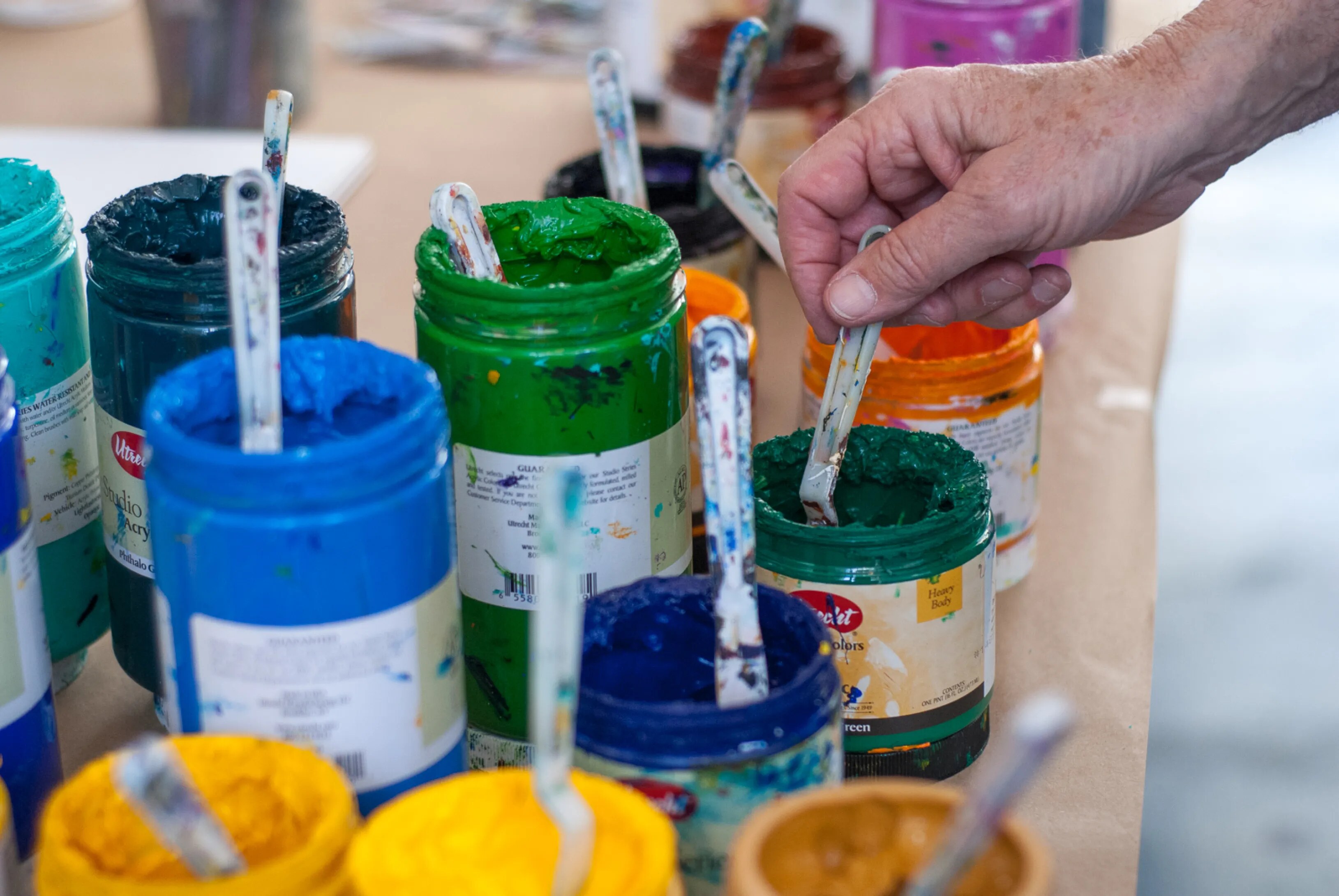 Adult Art Class: Acrylic Painting — image published by LACMA