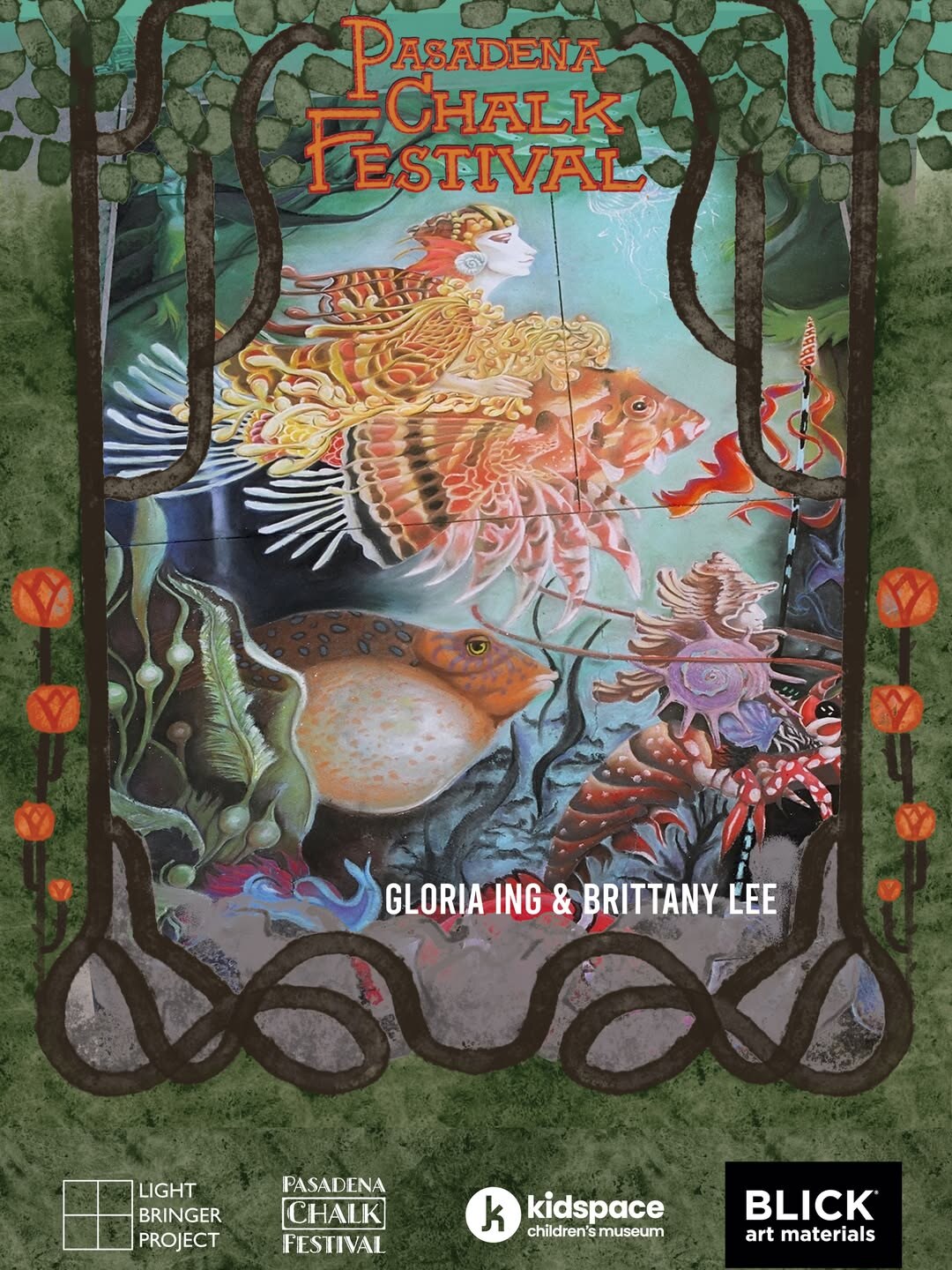 33rd Annual Pasadena Chalk Festival event flyer