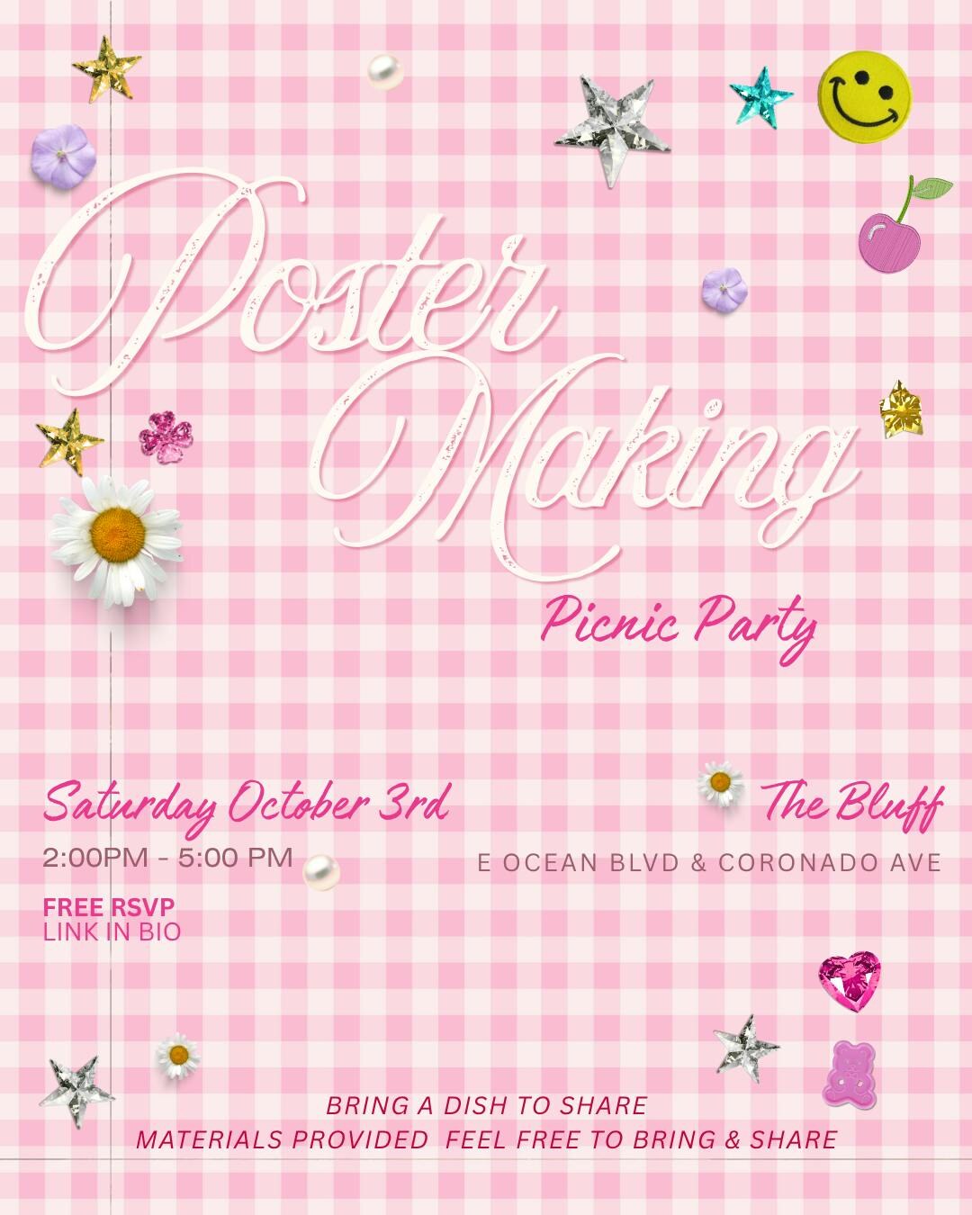 Poster Making Picnic Party official event flyer