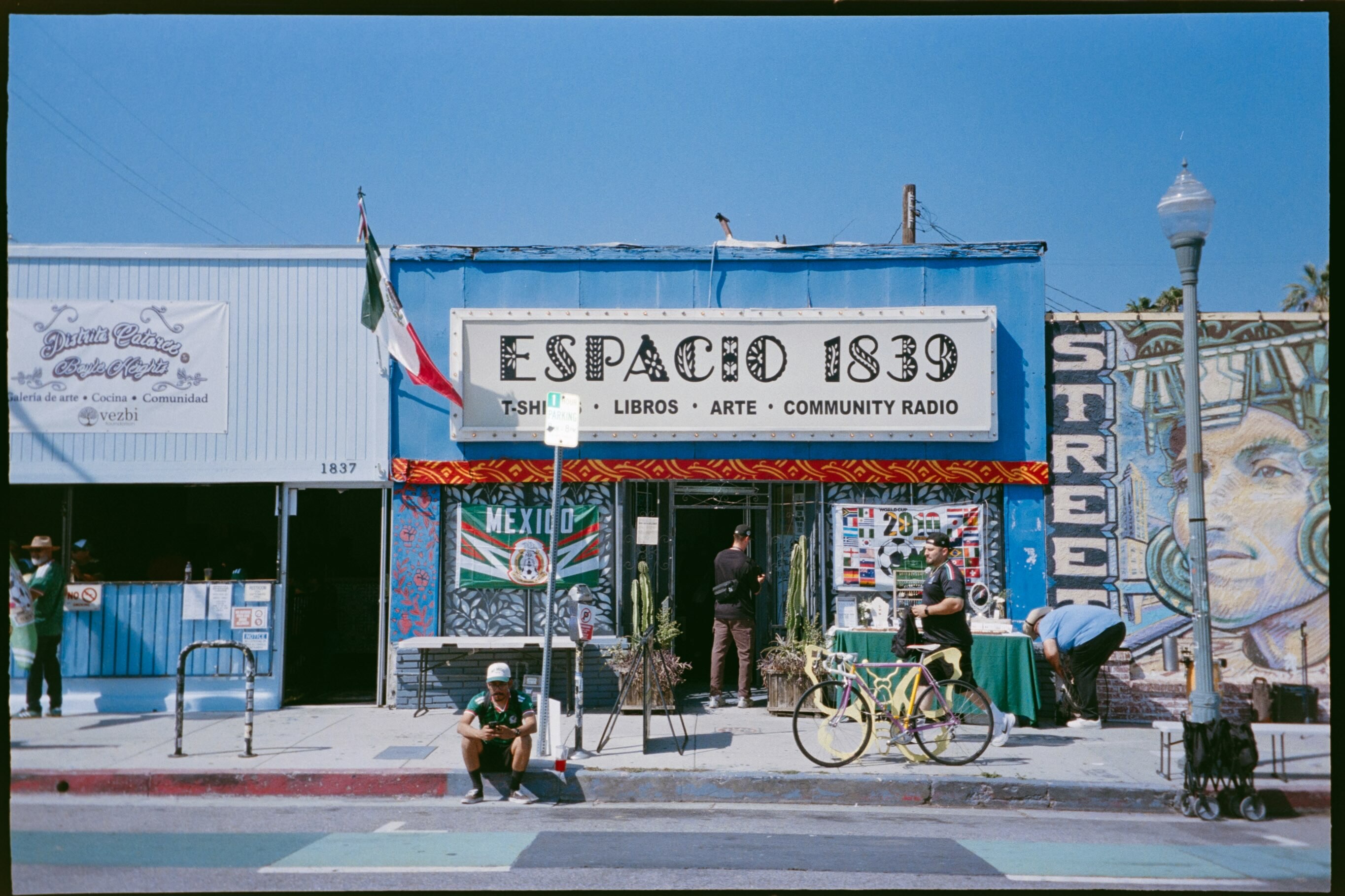 Documentary screening announcement at Espacio 1839 in Boyle Heights on October 16.