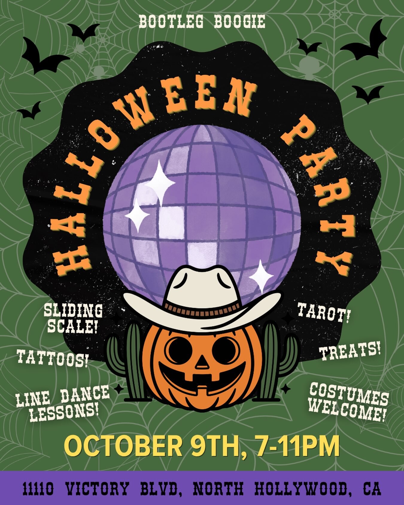 Bootleg Boogie Halloween Party flyer