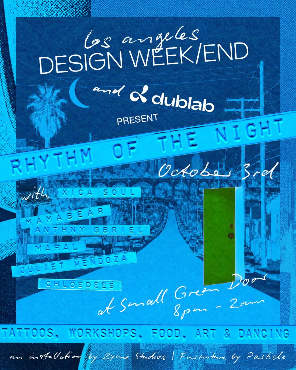 Rhythm of the Night at Small Green Door flyer