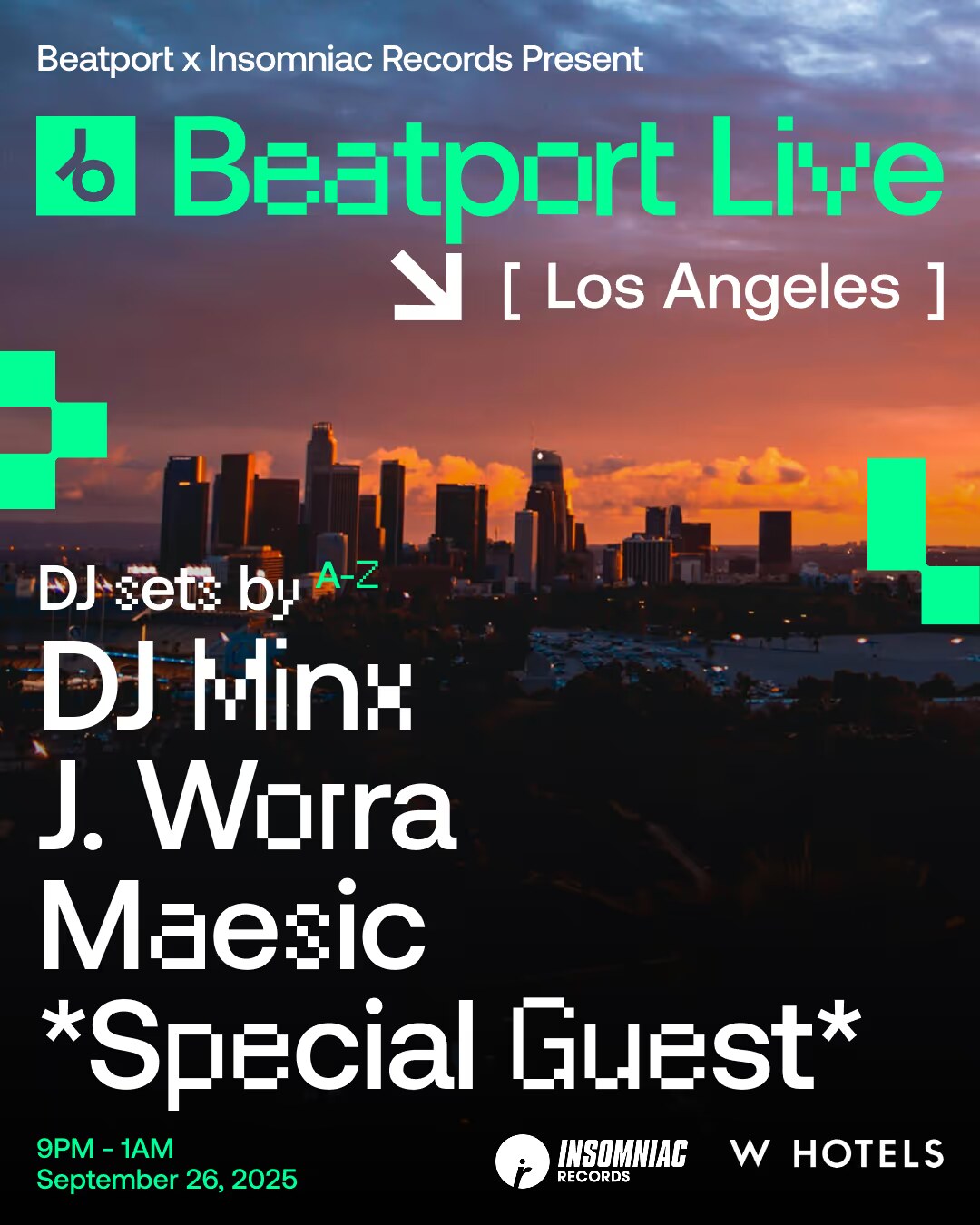 Beatport Connect Los Angeles summit artwork