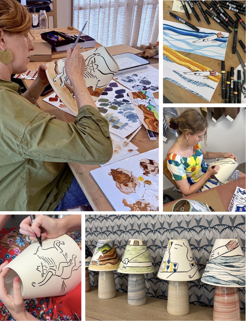Brook Perdigon Textiles - Capsule LAMP Collection Launch & Silent Auction event flyer