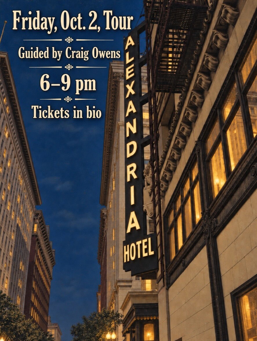 Alexandria Hotel After Dark second-date flyer