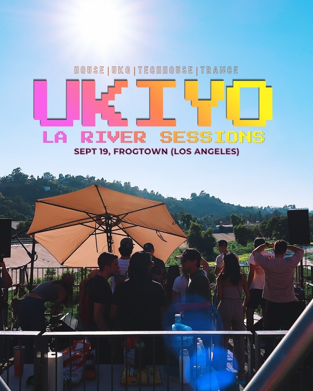 Ukiyo LA River Sessions September 19 flyer