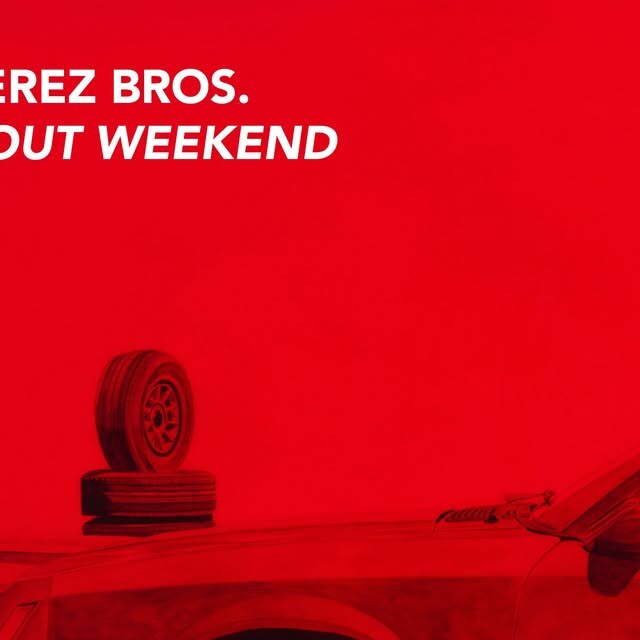 The Perez Bros. Lookout Weekend exhibition flyer for Charlie James Gallery.