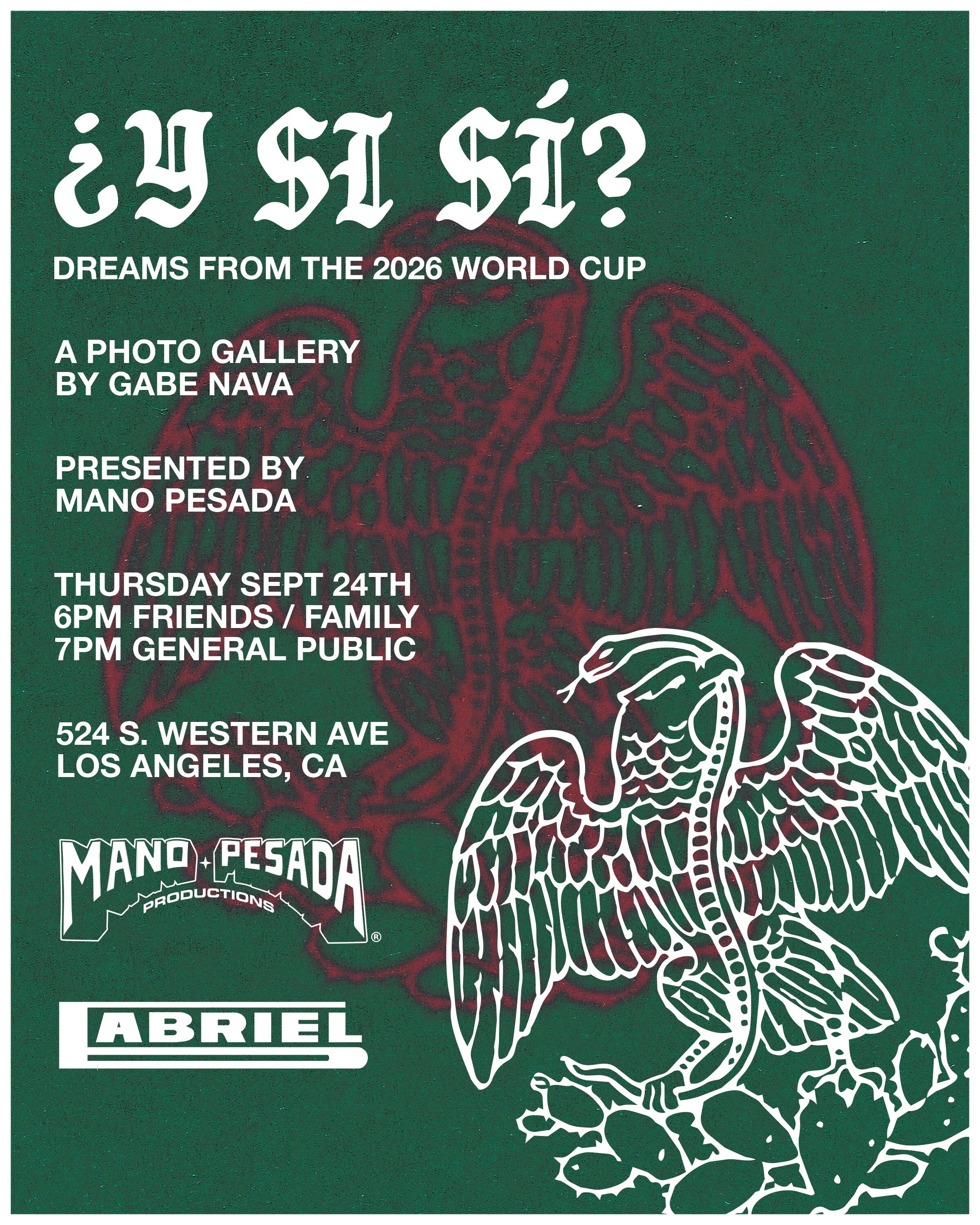 Y Si Si Dreams from the 2026 World Cup photo gallery flyer