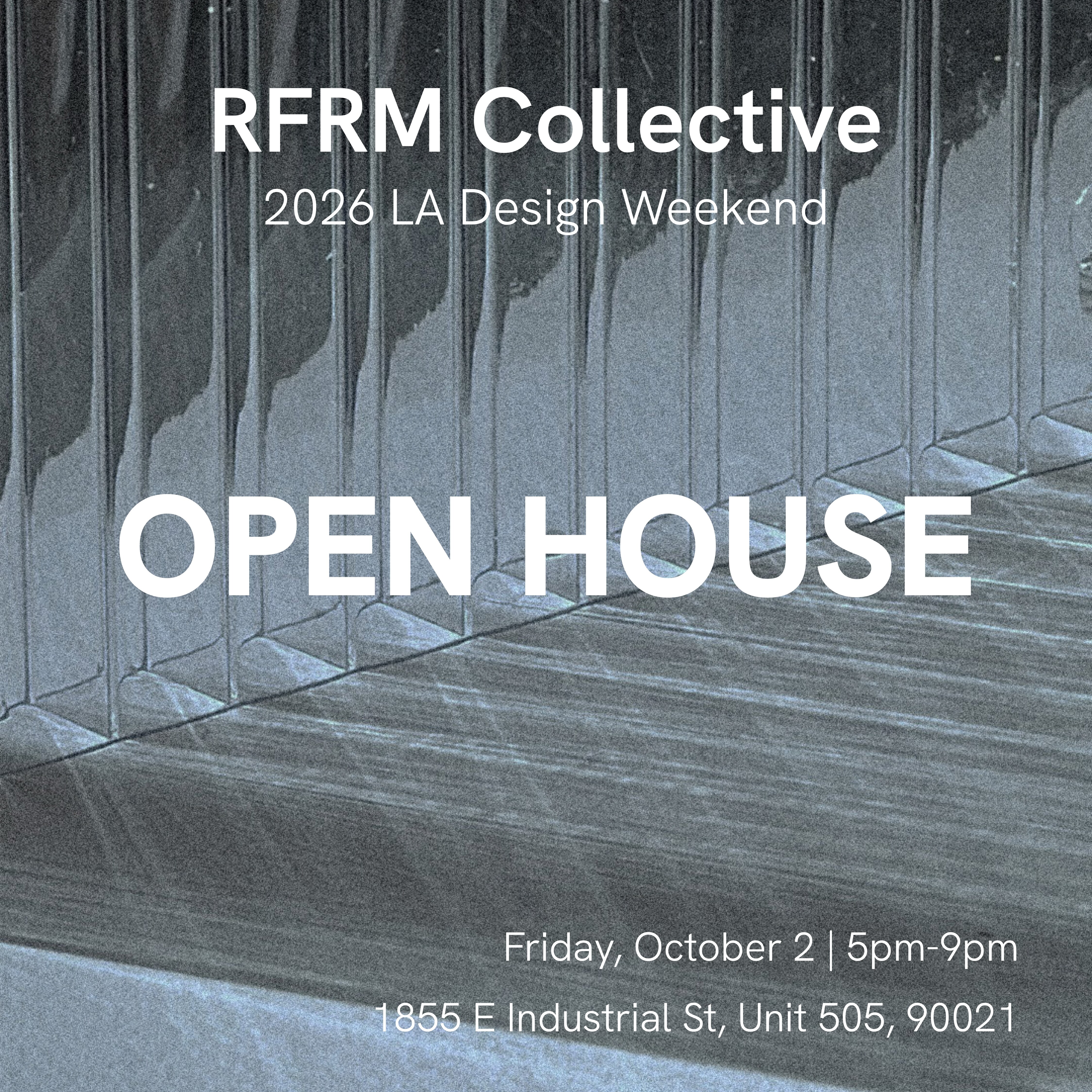 RFRM Collective Open Studio event flyer